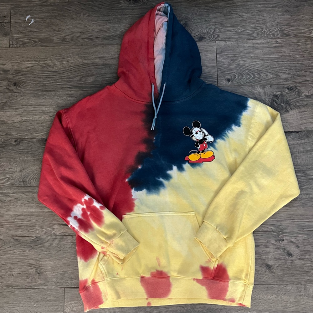 NEW ALF Assholes Live Forever FUN IS OVER Tie Dye Hoodie Kirill Mickey